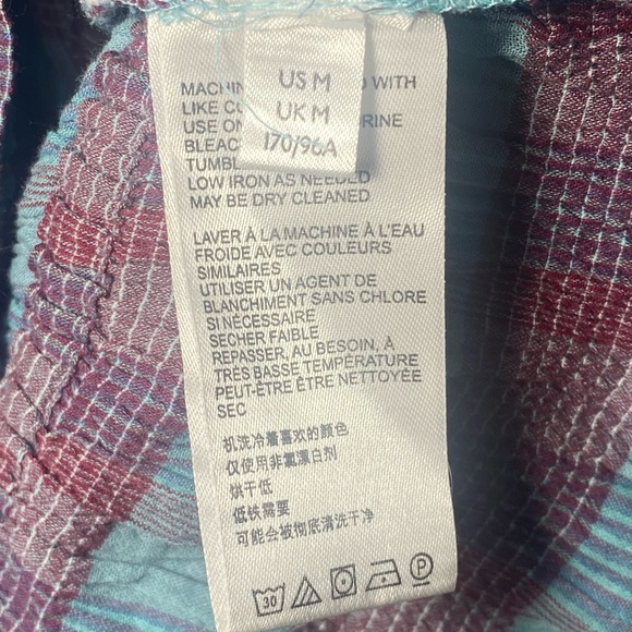 FREE PEOPLE | Vivi Smocked Stripe Top | Size Medium - Picture 9 of 9